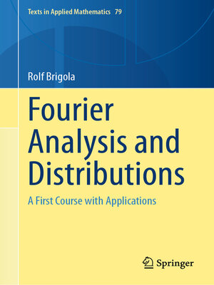 cover image of Fourier Analysis and Distributions